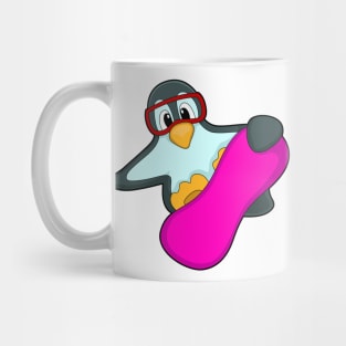 Penguin at Snowboard Sports & Ski goggles Mug